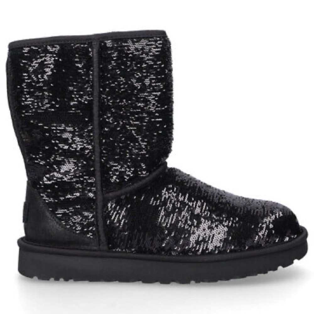 UGG Black Sequin Boots